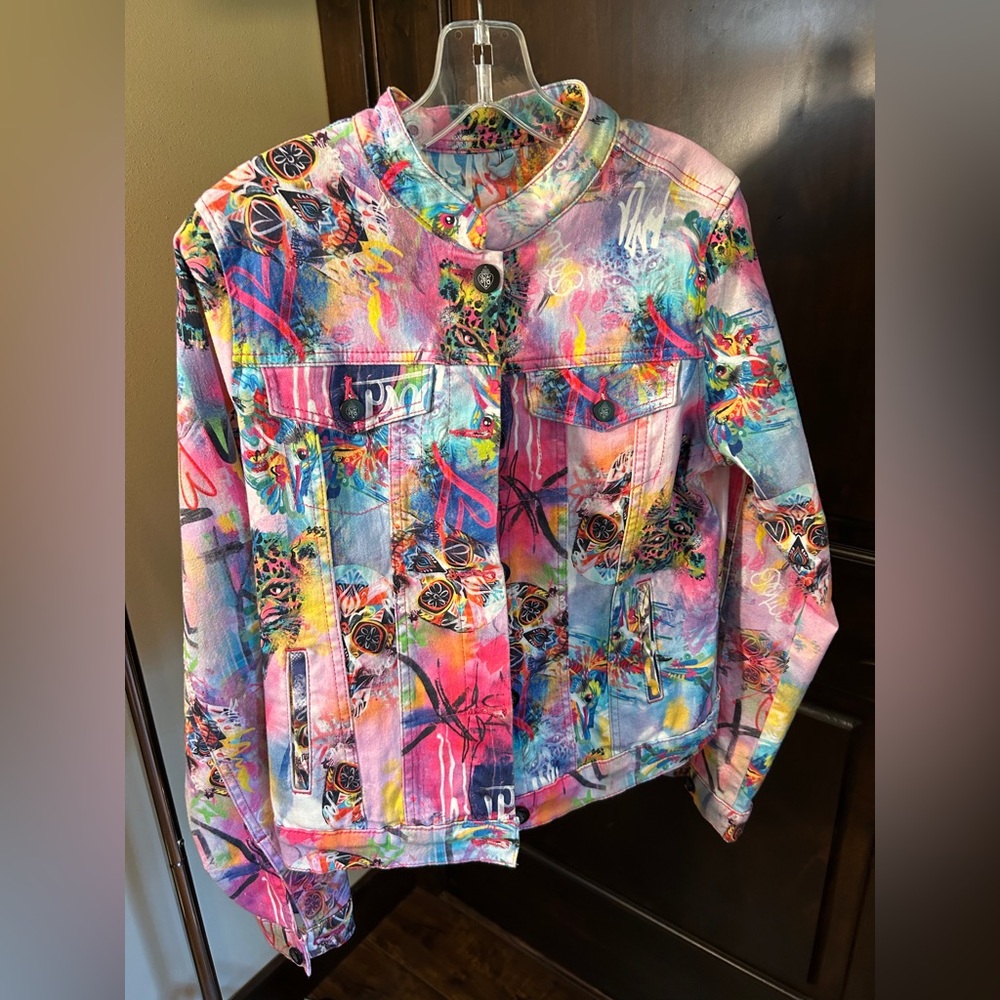 Mexican Designer Colorful Women's Jacket - image 1